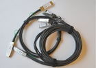 QSFP + kupfernes Kabel isolierte Twinax passives QSFP - 4SFP10G - CU1M