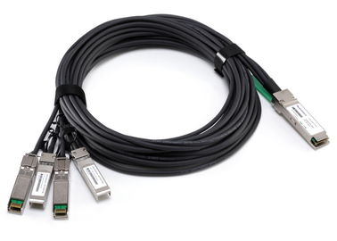 1M passives 40GBASE-CR4 QSFP + kupfernes Kabel zu vier 10GBASE-CU SFP+ Kabel